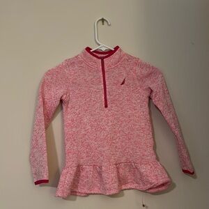 Size 6 pink nautical half zip